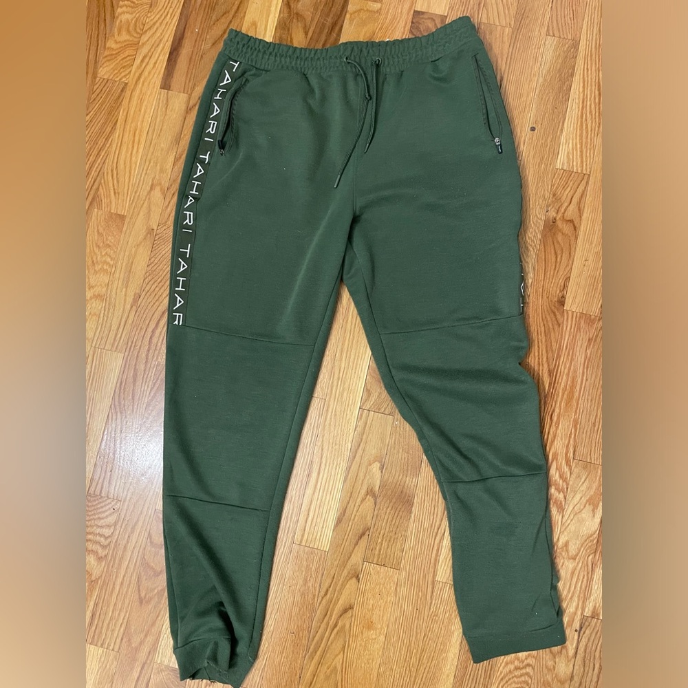 Tahari Olive Green Joggers Size XL